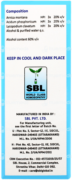 Sbl No 1 Drops 30ml