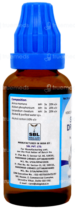 Sbl No 1 Drops 30ml