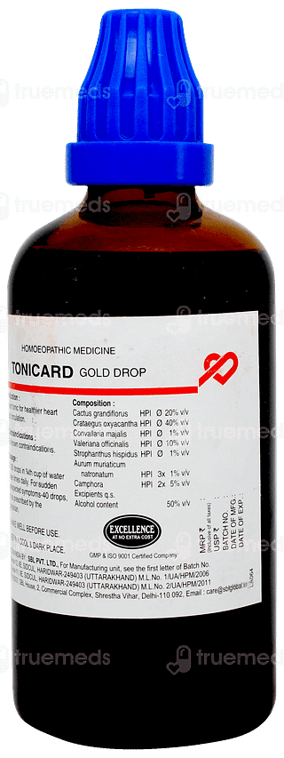 Sbl Tonicard Gold Oral Drops 30ml