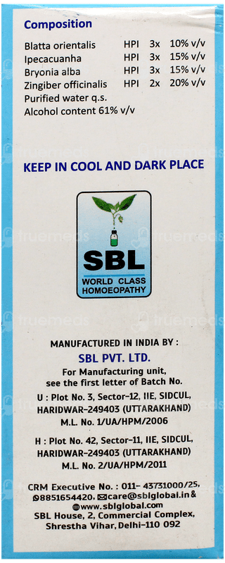 Sbl No 9 Drops 30Ml