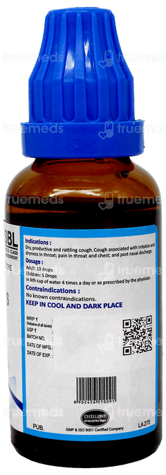 Sbl No 9 Drops 30Ml