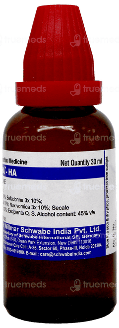 Dr Willmar Schwabe Alpha Ha Drops 30Ml