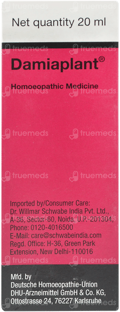 Dr Willmar Schwabe Damiaplant Drops 20ml