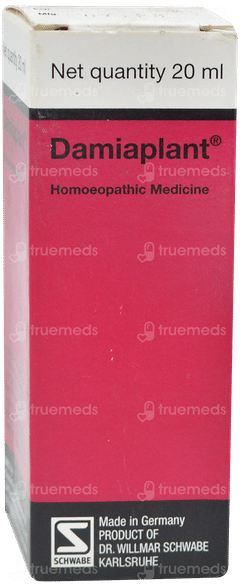 Dr Willmar Schwabe Damiaplant Drops 20ml