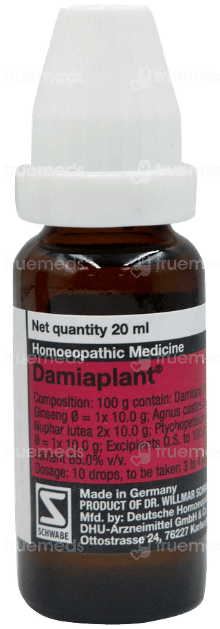 Dr Willmar Schwabe Germany Damiaplant Drop 20 ML