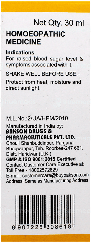 Bakson B20 Drops 30Ml