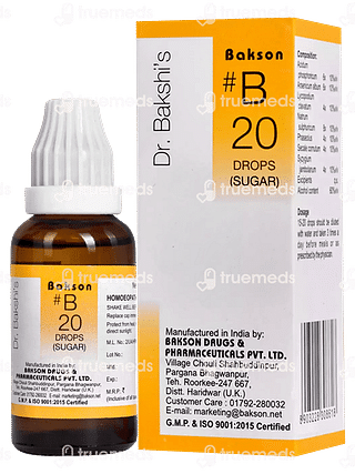 Bakson B20 Sugar Drop 30 ML