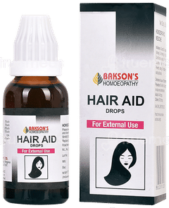 Baksons Hair Aid For External Use Drops 30Ml Baksons Hair Aid For External Use Drops 30Ml