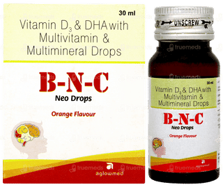 B N C Neo Orange Flavour Oral Drops 30ml