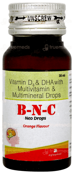 B N C Neo Orange Flavour Oral Drops 30ml