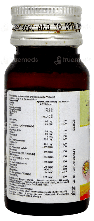 B N C Neo Orange Flavour Oral Drops 30ml