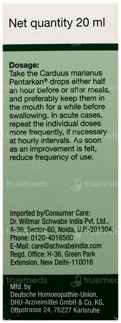 Dr Willmar Carduus Marianus Pentarkan Ptk 23 Drop 20 ML