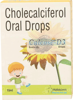 Calcose D3 Oral Drops 15Ml Calcose D3 Oral Drops 15Ml