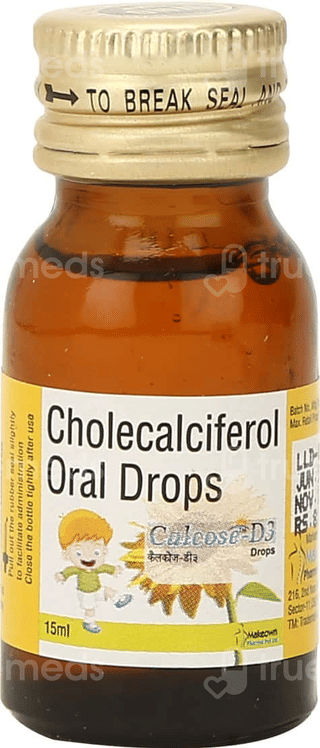 Calcose D3 Oral Drops 15Ml