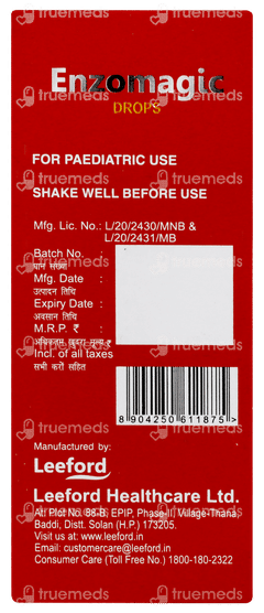 Enzomagic Pineapple Flavour Oral Drops 15ml