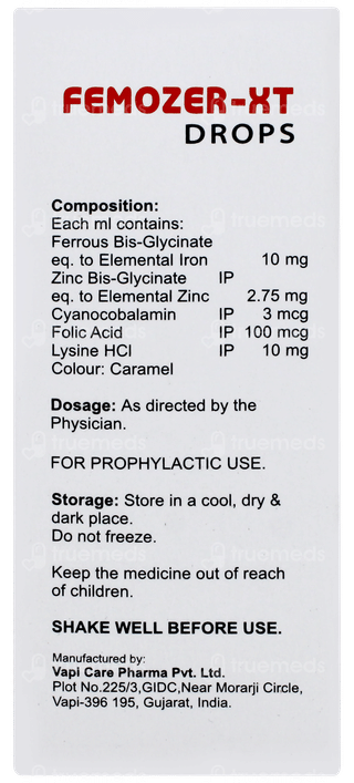 Femozer Xt Oral Drops 30ml