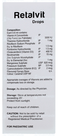 Retalvit Oral Drops 15ml