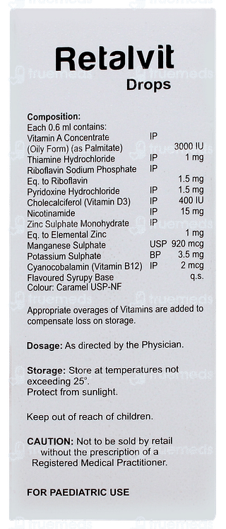 Retalvit Oral Drops 15ml