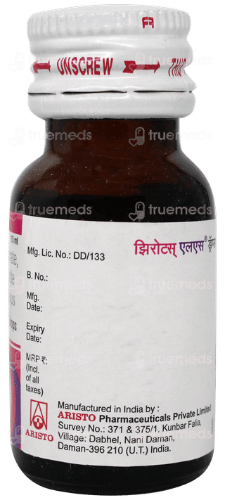 Zerotuss Ls Oral Drops 15ml