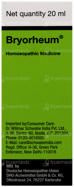 Dr Willmar Schwabe Bryorheum Drops 20ml