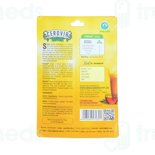 Stevia World Cerovia Natural Sugarless Sweetener Drops 15Ml
