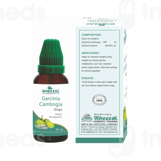 Wheezal Garcinia Cambogia Drops 30ml