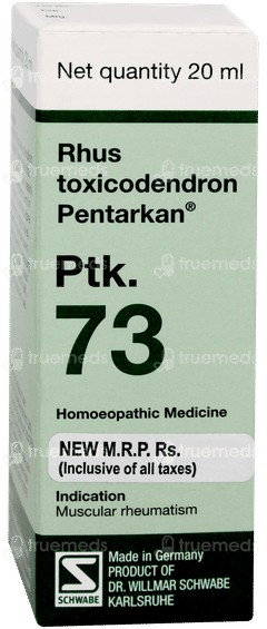 Dr Willmar Schwabe Rhus Toxicodendron Pentarkan Ptk 73 Drops 20ml
