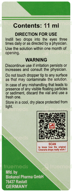 Adel Cineraria Maritima Eye Drops 11ml