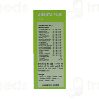 Anbuta Plus Irm Drops 60ml