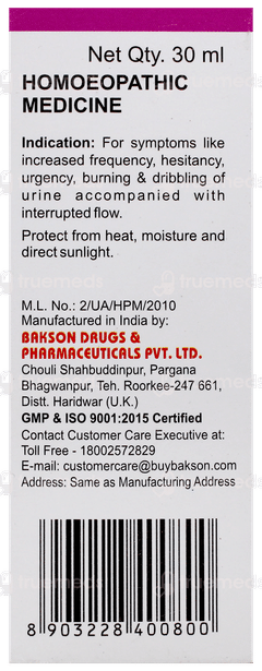 Baksons Prosto Aid Drops 30Ml