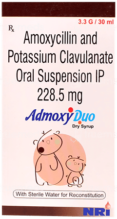 Admoxy Duo 200/28.5 Mg Dry Syrup 30 Ml