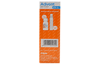 Advent 228.5mg Tangy Orange Flavour Dry Syrup 30ml