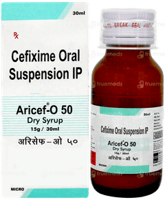 Aricef O 50 Dry Syrup 30ml Aricef O 50 Dry Syrup 30ml
