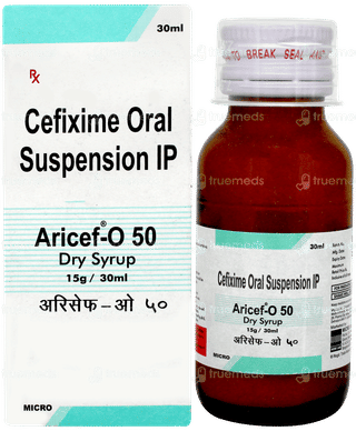 Aricef O 50 Dry Syrup 30ml