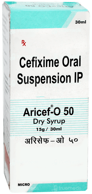 Aricef O 50 Dry Syrup 30ml