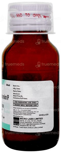 Aricef O 50 Dry Syrup 30ml Aricef O 50 Dry Syrup 30ml