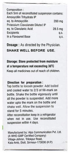 Augmed 228.5 Suspension 30ml Augmed 228.5 Suspension 30ml