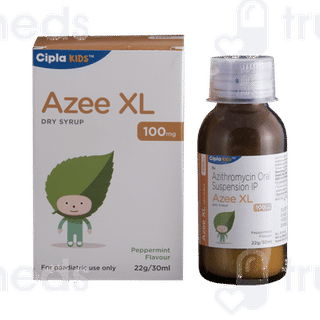 Azee Xl 100mg Peppermint Flavour Dry Syrup 30ml