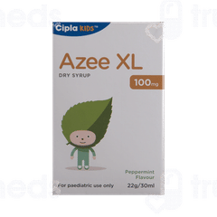 Azee Xl 100mg Peppermint Flavour Dry Syrup 30ml