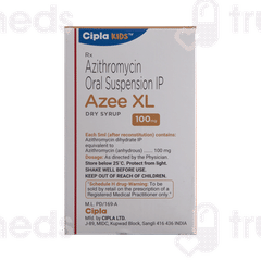 Azee Xl 100mg Peppermint Flavour Dry Syrup 30ml