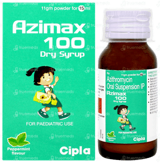 Azimax 100 Peppermint Flavour Dry Syrup 15ml