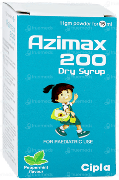 Azimax 200 Peppermint Flavour Dry Syrup 15ml Azimax 200 Peppermint Flavour Dry Syrup 15ml
