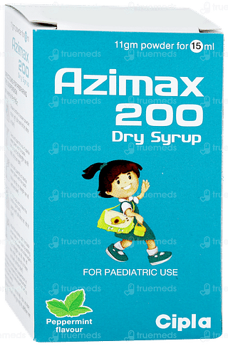 Azimax 200 Peppermint Flavour Dry Syrup 15ml