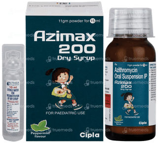 Azimax 200 Xl Peppermint Flavour Dry Syrup 30ml