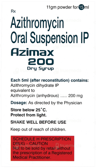 Azimax 200 Xl Peppermint Flavour Dry Syrup 30ml