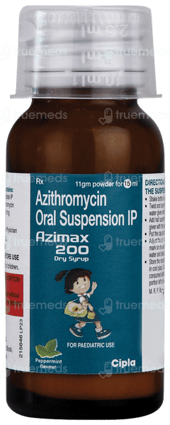 Azimax 200 Xl Peppermint Flavour Dry Syrup 30ml