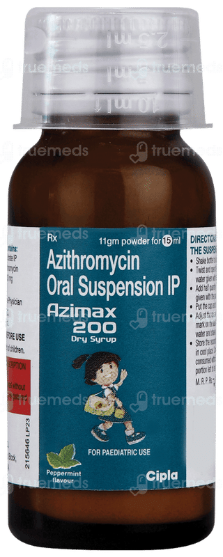 Azimax 200 Xl Peppermint Flavour Dry Syrup 30ml