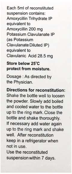 Bactoclav Dry Syrup 30Ml