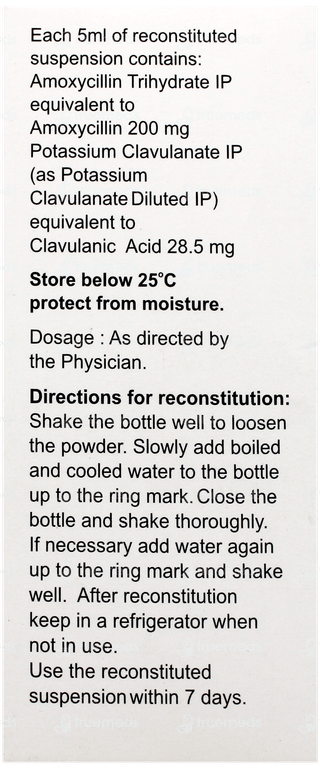 Bactoclav Dry Syrup 30Ml