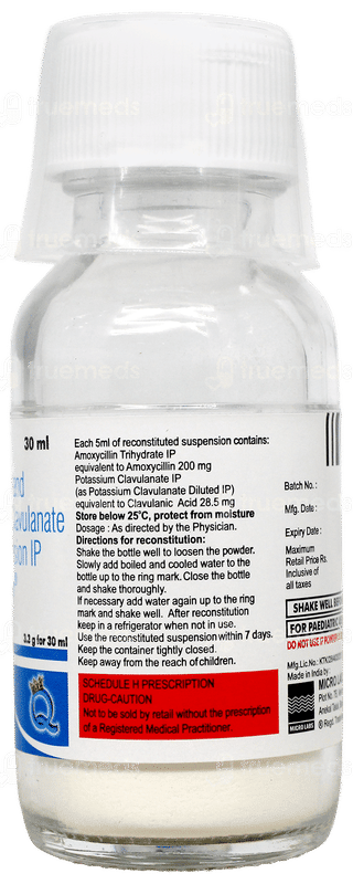 Bactoclav Dry Syrup 30Ml